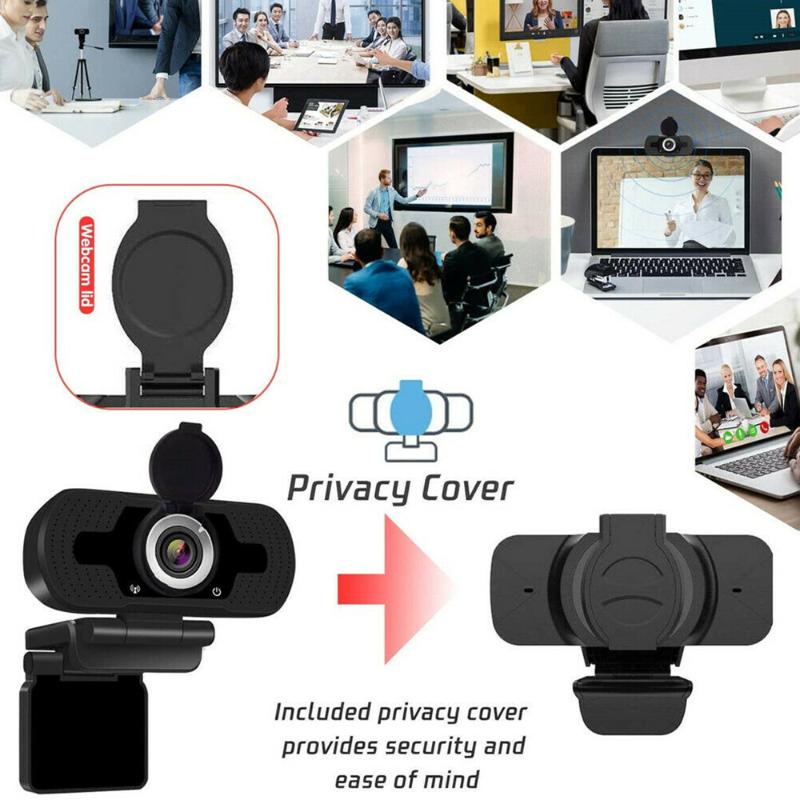Webcam Full HD 1080P kết nối USB kèm micro cho máy tính | BigBuy360 - bigbuy360.vn