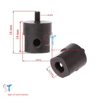 Trục Giữ Lưỡi Cắt, Mài Mini M3 Trục 3.17MM
