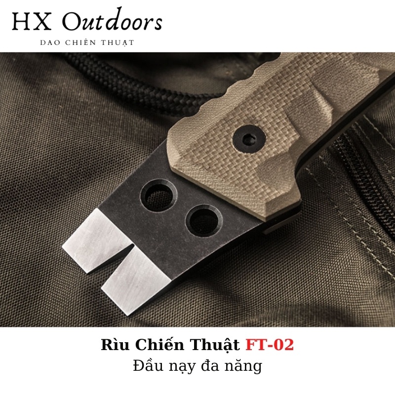 HX OUTDOORS FT-02  dụng cụ Chiến thuật sinh tồn đi rừng đi phượt dã ngoại  sinh tồn