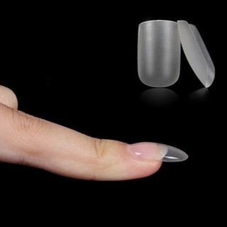 Set 500 Móng Tay Giả Màu Trắng