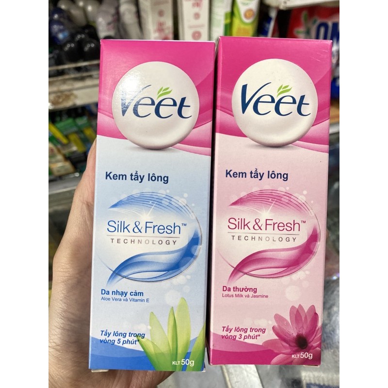 Kem Tẩy Lông Veet Silk & Fresh 25g&50g (Hàng Chính Hãng Phân Phối Bởi Công  Ty DKSH) | Shopee Việt Nam
