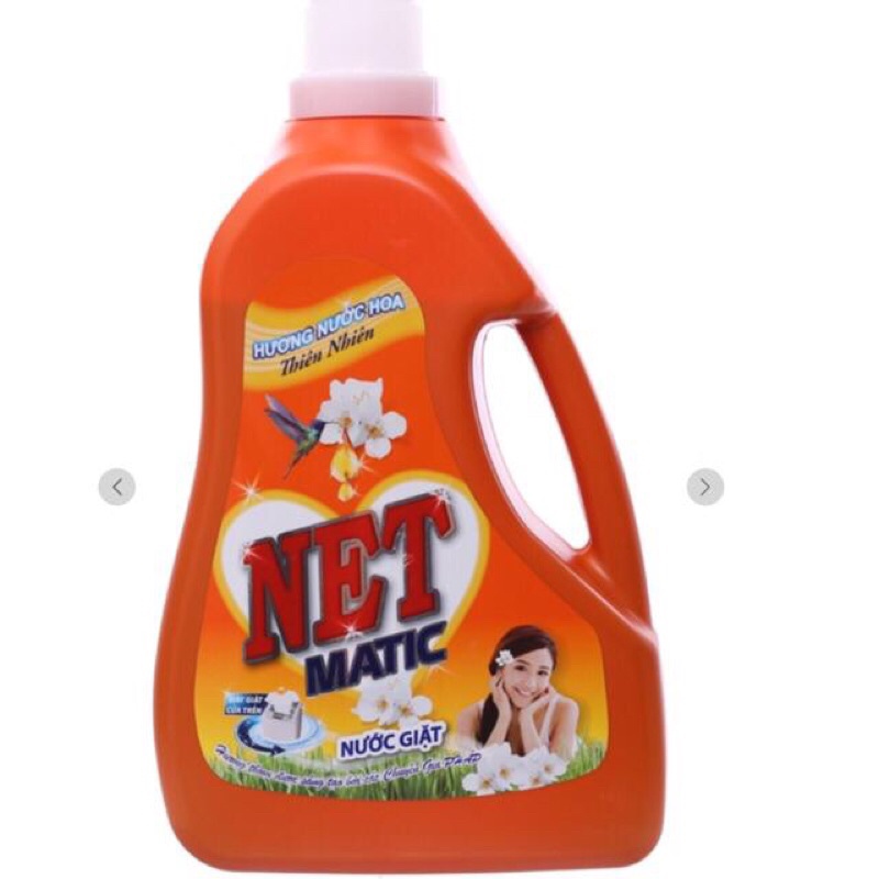 Nước giặt NET matic hương nước hoa 3.6ky