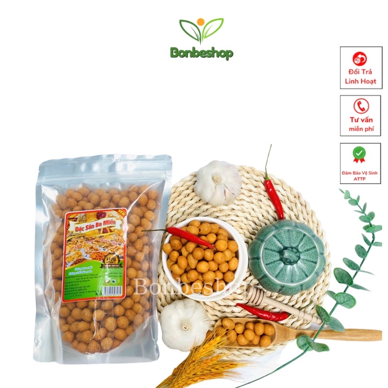 500gr Đậu phộng da cá tỏi ớt siêu ngon