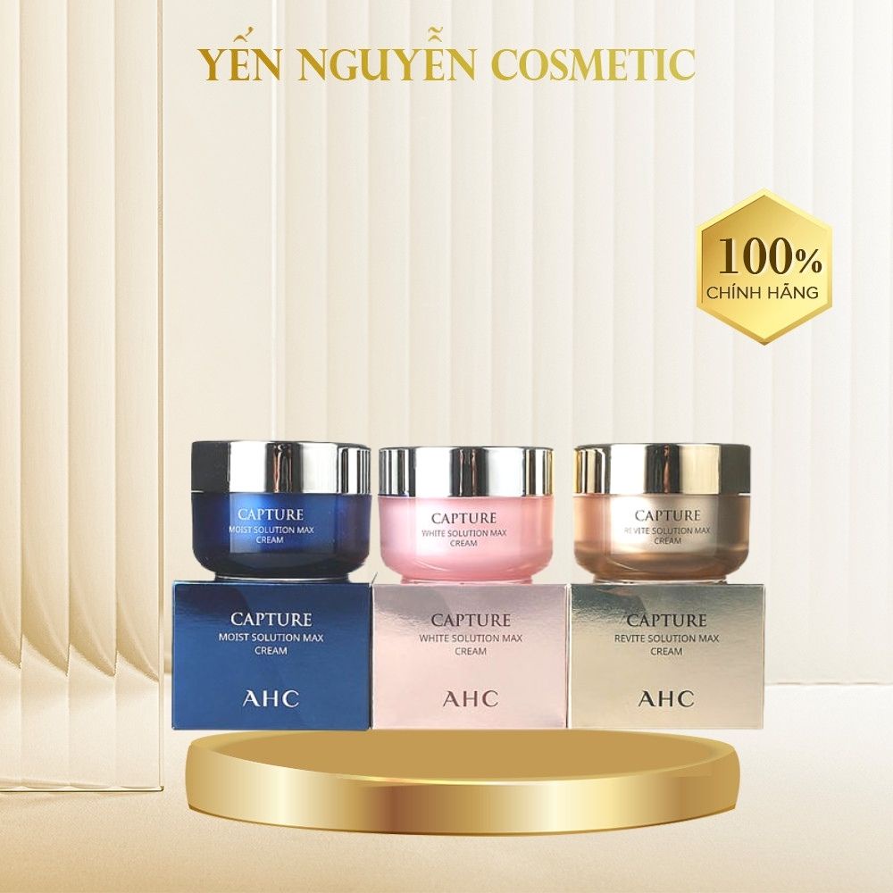 [3 Loại] Kem Dưỡng AHC Capture Max Cream 50ml