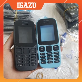 Vỏ nokia 105 2017 kèm phím / bộ vỏ kèm phím điện thoại nokia 105 2017 zin new - igazu