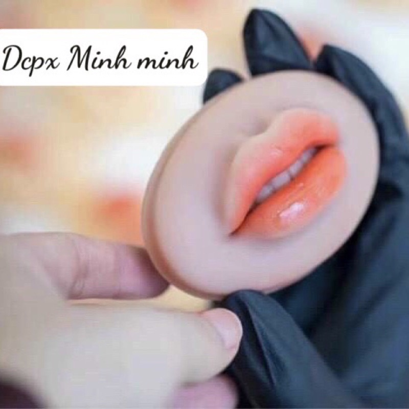 Môi 5D Silicon Tập Phun Xăm