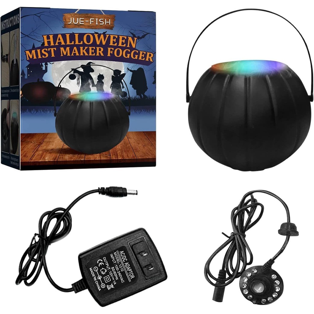 Lọ Đựng Thuốc Hóa Trang Phù Thủy Màu Đen Thay Đổi Màu Sắc Độc Đáo Cho Halloween