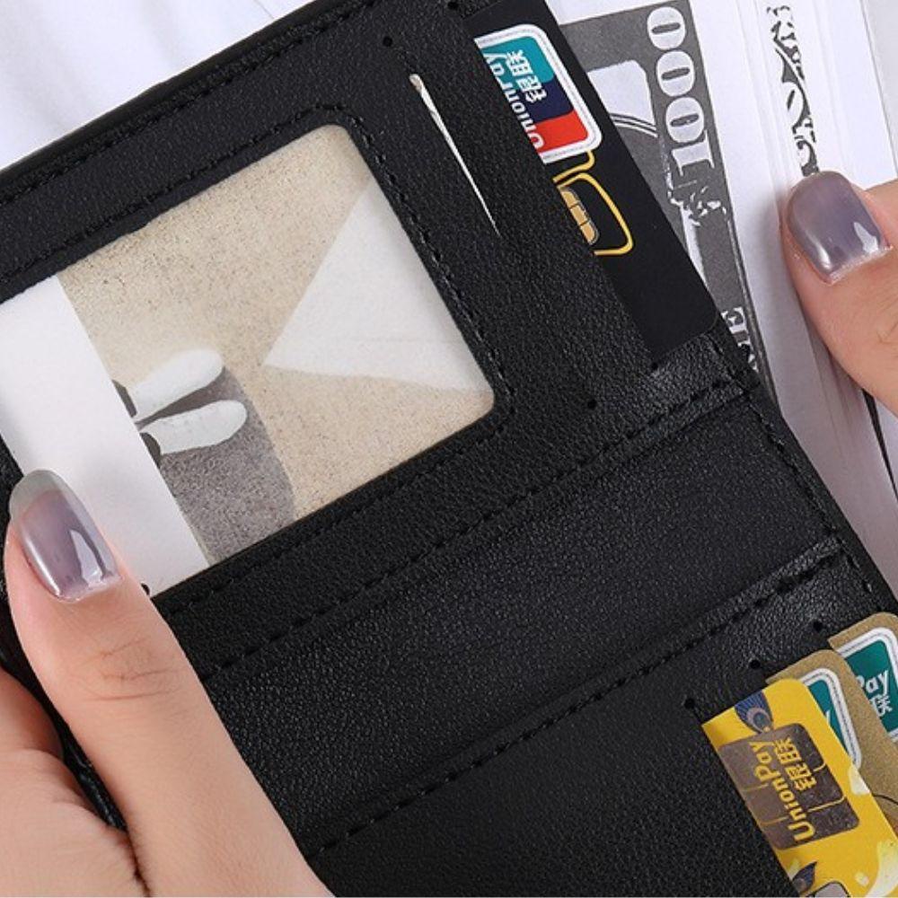 QQMALL Ví Nữ Đa Năng Thiết Kế Sang Trọng Giá Đỡ