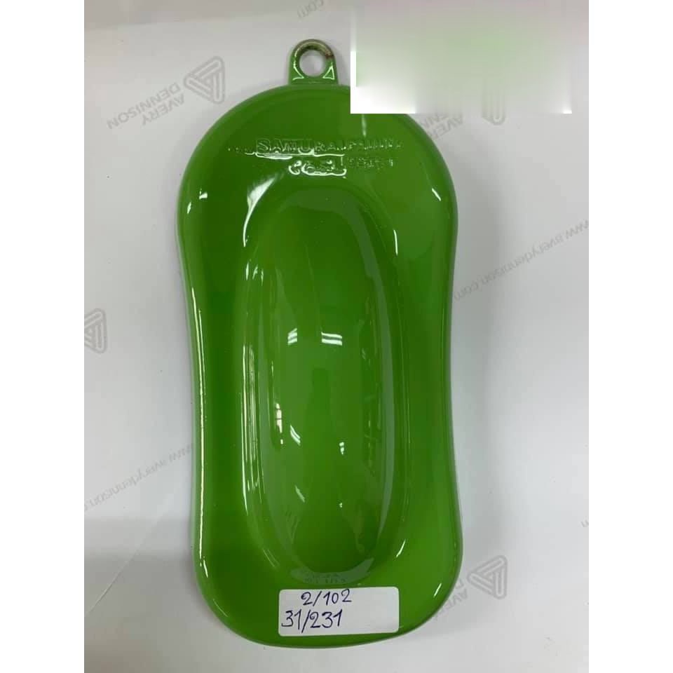 Sơn xịt Samurai màu Xanh Lá - 231 (400ml) , Dầu Nhớt 20