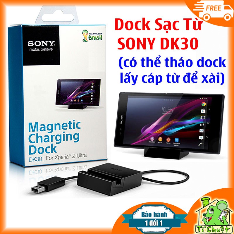 [Chính Hãng] Dock Sạc Từ DK30 Sony Z Ultra, Z3 ZIN FULLBOX