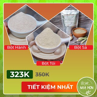 [COMBO] Bột Tỏi Bột Hành Bột Sả - Tẩm Ướp Thức Ăn - Đặc sản nguyên chất Loại 1 Kinh Môn Hải Dương