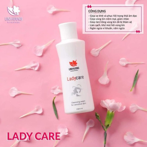 [trợ giá]Dung dịch vệ sinh phụ nữ Linh Hương Ladycare 150ml