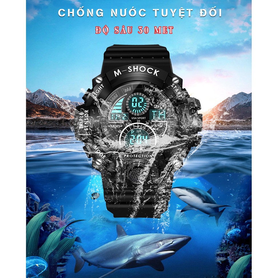 Đồng hồ Nam ARMY USA thể thao Chống Nước Siêu Bền - Thương Hiệu Cao Cấp từ Mỹ | BigBuy360 - bigbuy360.vn