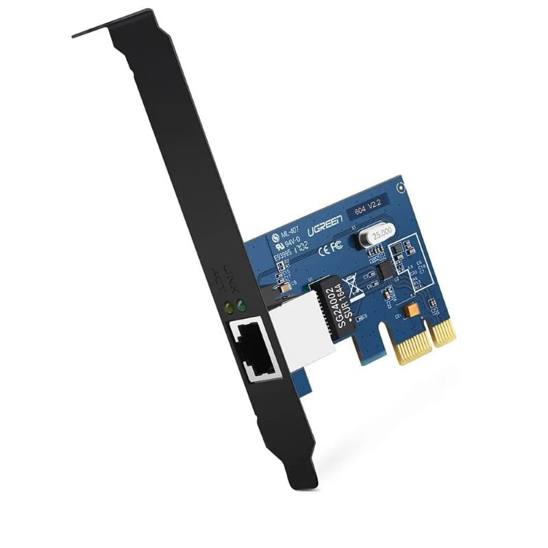 Ugreen 30771 card mạng PCI-e 1x Gigabit 10 100 1000 Mbps US230 | BigBuy360 - bigbuy360.vn