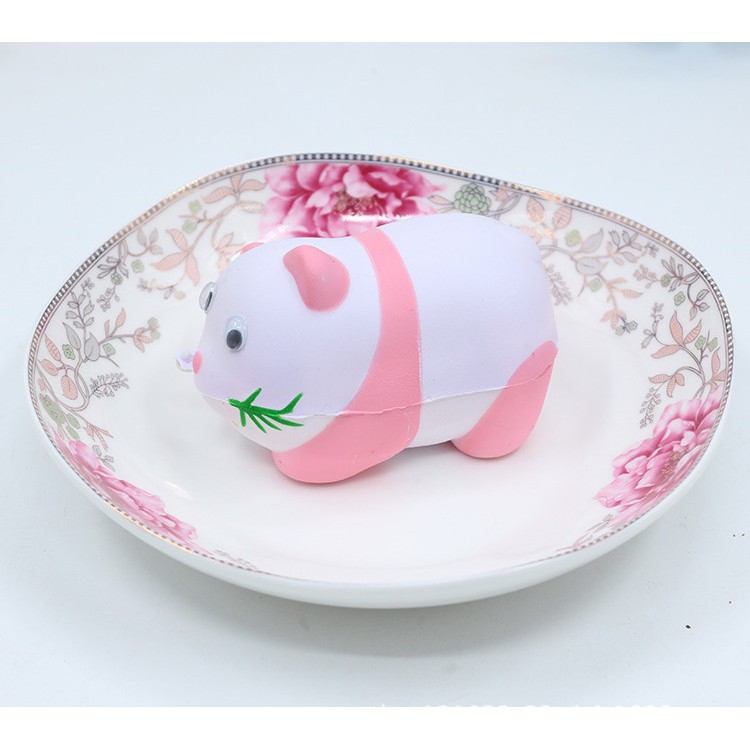 Combo squishy 2 gấu panda viễn squishy