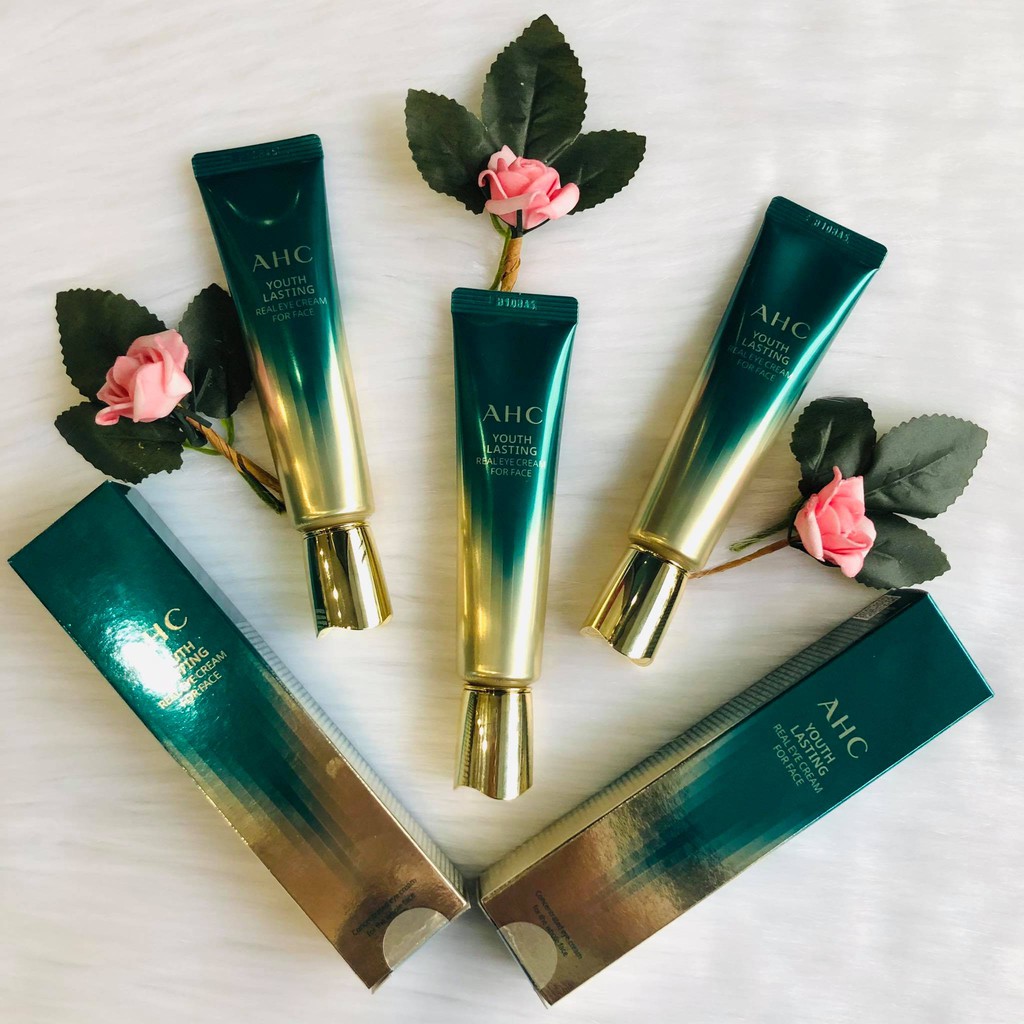 Kem Mắt AHC Ageless Real Eye Cream For Face 12ml &amp;30ml Hàn Quốc.