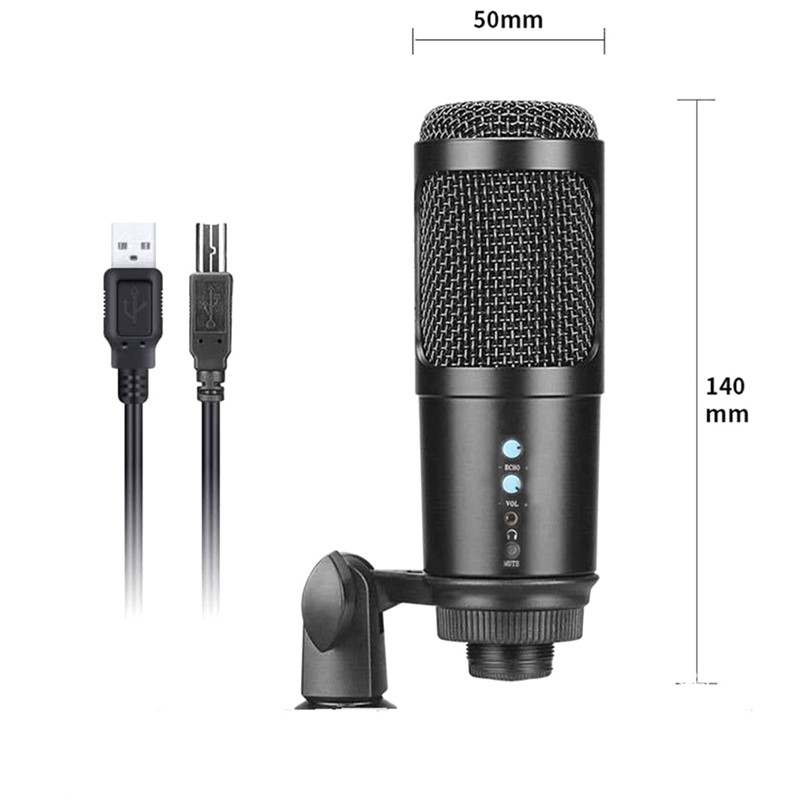 Microphone,for Game Microphones,Podcasts,YouTube Record,Plug and Play with Adjustable Tripod Stand,for Windows Mac,Etc