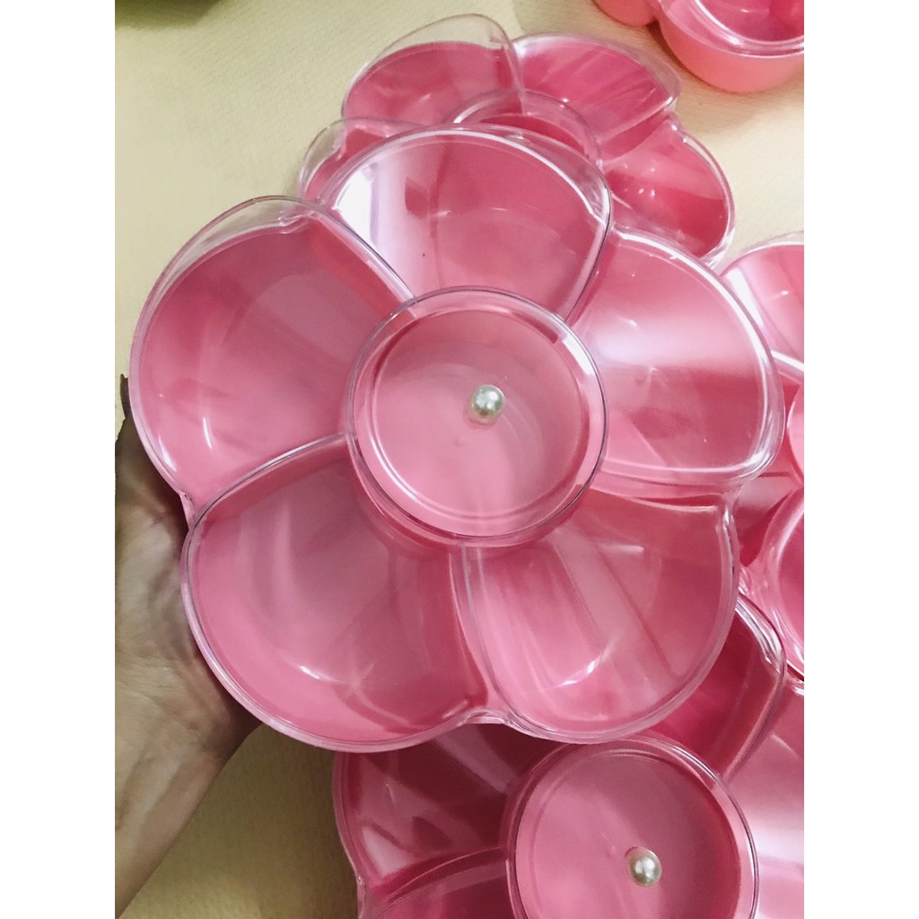 Hộp đựng mứt tết hoa mai