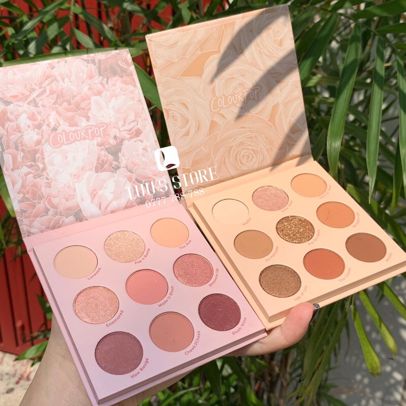 Set Màu Mắt Colourpop Blushing Nude (Nude Mood + Blush Crush)