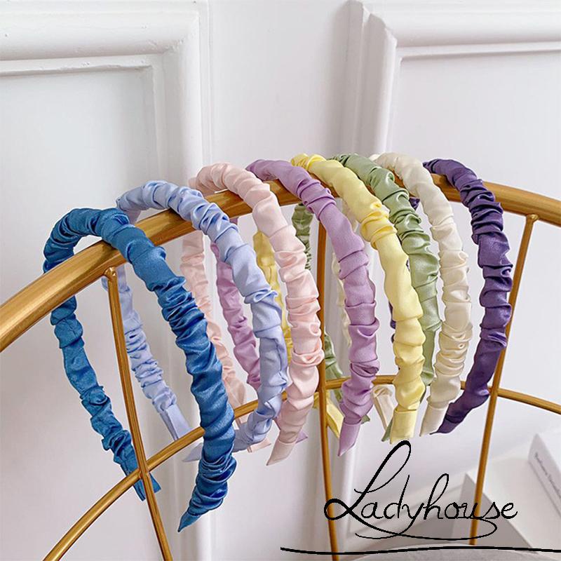 Băng đô cài tóc xếp ly phong cách sành điệu cho nữ