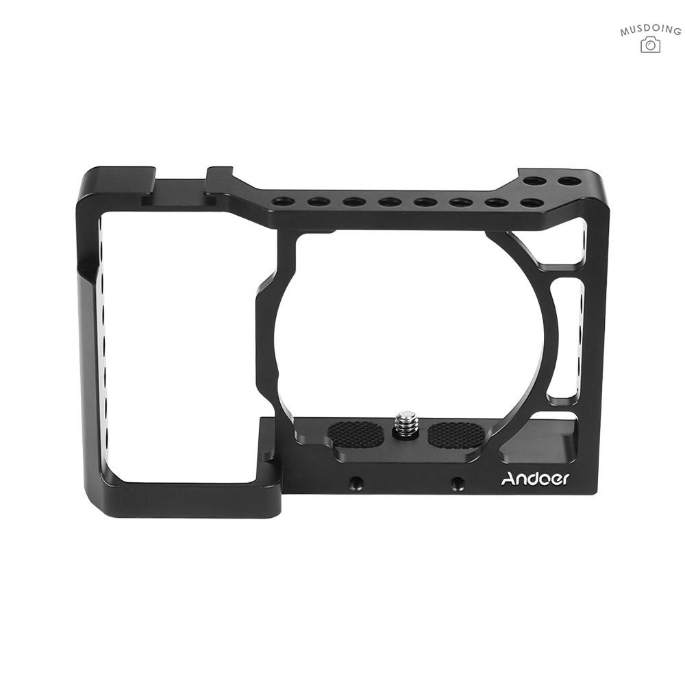 Lồng nhôm Andoer cố định máy ảnh vít 1/ 4 Inch Cho Sony A6500 / A6400 / A6300 / A6000