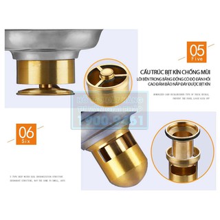 Ga thoát sàn chống mùi phi 76 9285