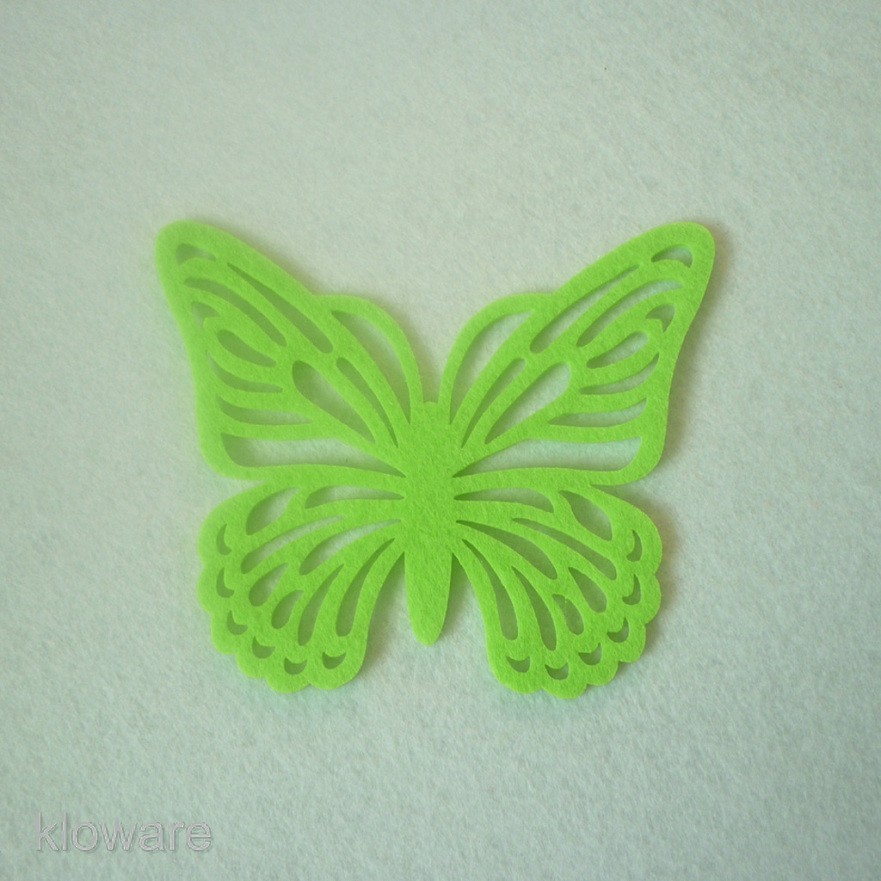 Bộ 4 Đế Lót Ly Chịu Nhiệt Hình Bướm Phục Sinh