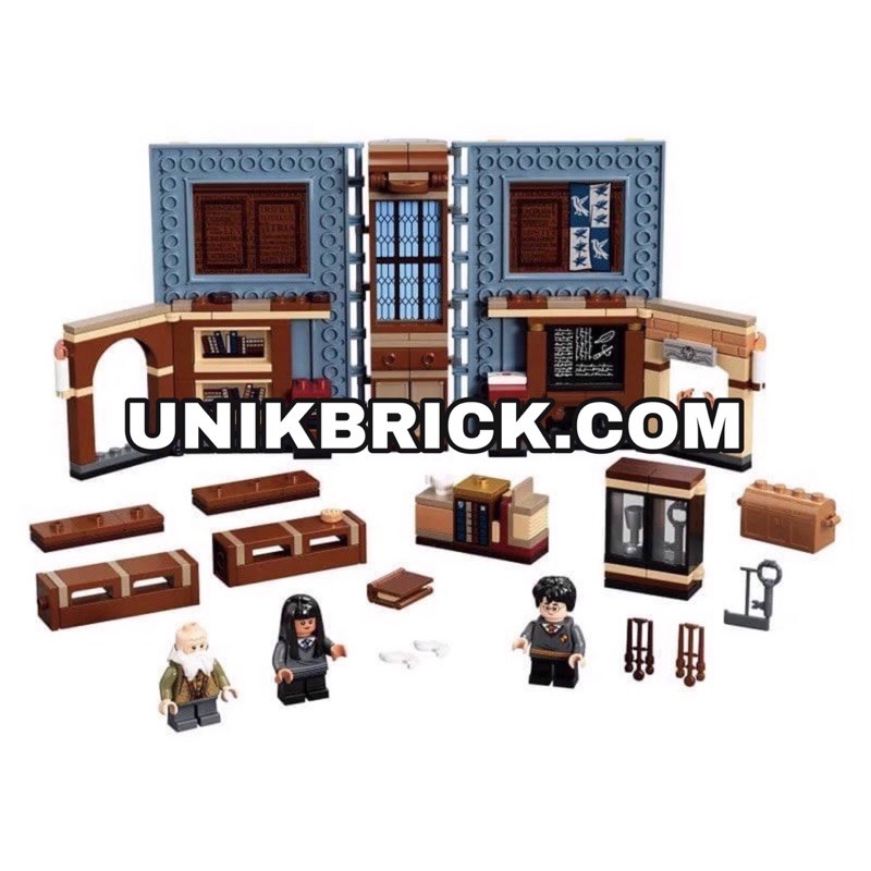 [CÓ HÀNG] Lego UNIK BRICK Harry Potter 76385 Hogwarts Moment: Charms Class Lớp học bùa chú chính hãng (như hình).