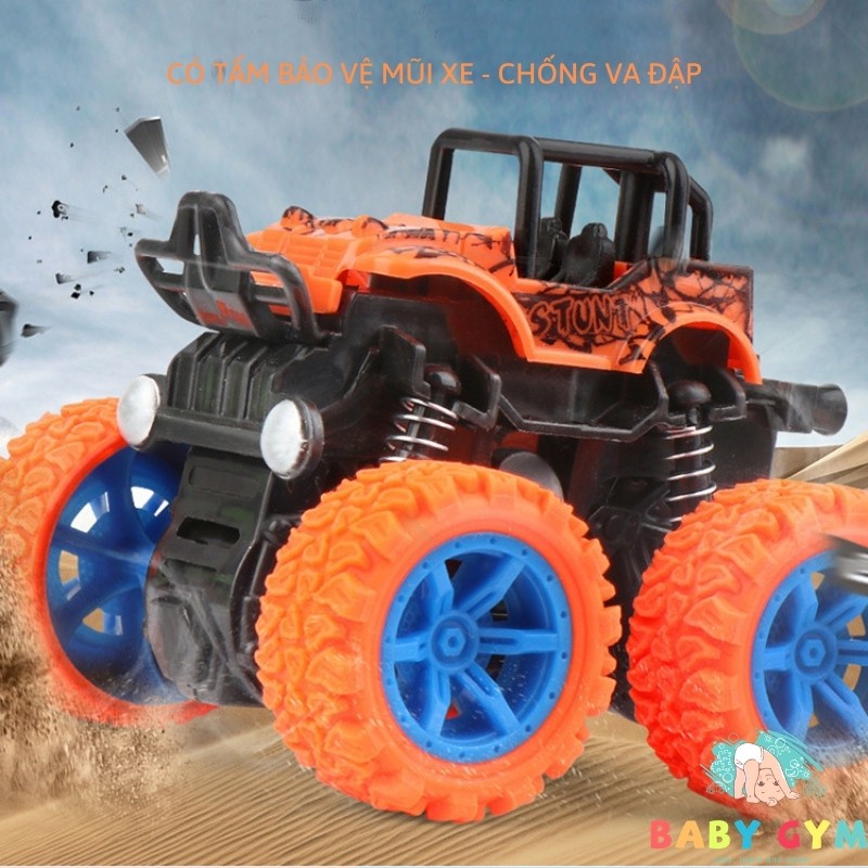 Xe Ô Tô Địa Hình Chạy Đà Nhào Lộn - Xe Ô Tô Đồ Chơi Quán Tính Nhiều Màu Cho Bé Từ 1 Tuổi
