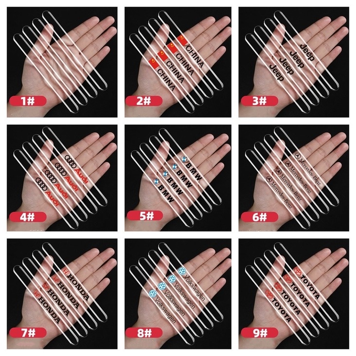 Miếng Dán Viền Cửa Xe Hơi Trong Suốt Chống Trầy/Va Đập Tiện Dụng