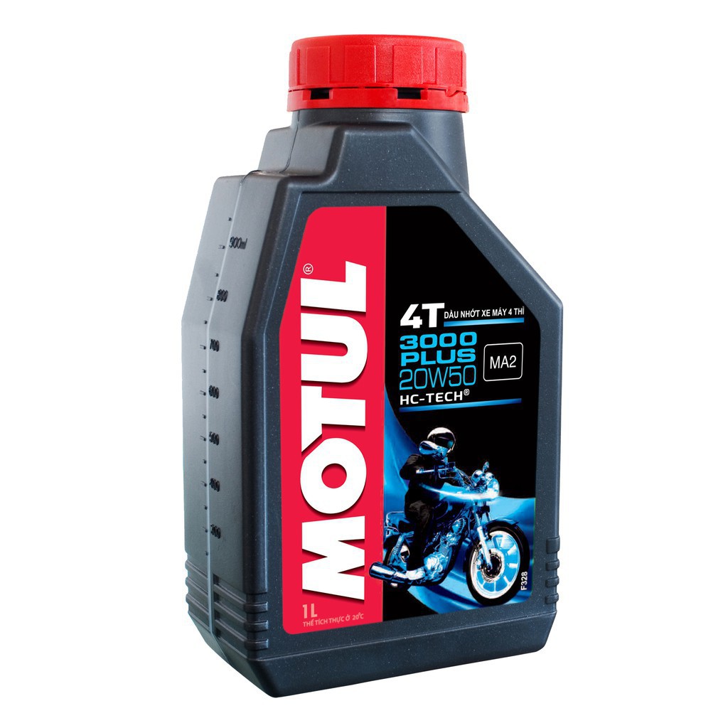 Combo Nhớt Motul 3000 Plus 4T 20W50 Tặng Kèm Phễu Rót Nhớt Cho Các Dòng Xe Số