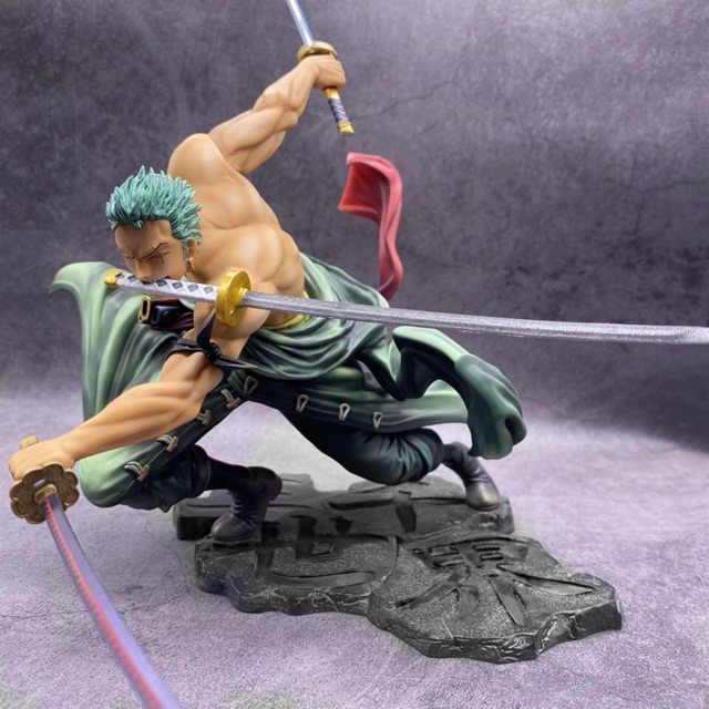 Mô hình figure nhân vật Zoro trong One Piece phiên bản không hiệu ứng