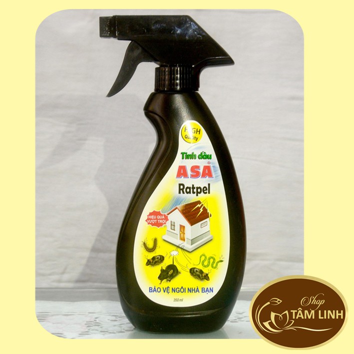 Bình Xịt _Tinh dầu xua đuổi chuột ASA Ratpel 350ml