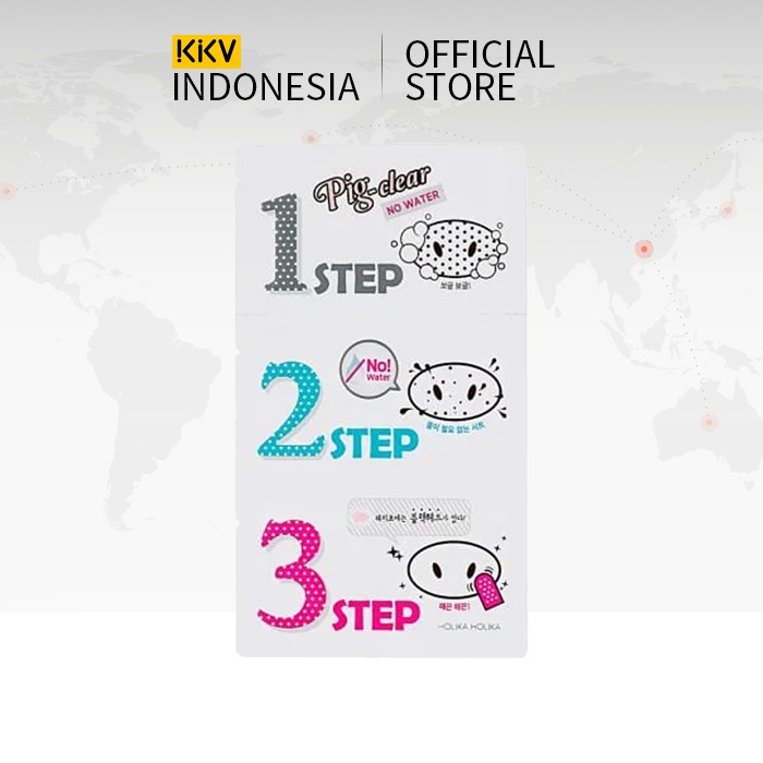 HOLIKA HOLIKA Kkv - Holika Pig-Nose Black Head 3-step Kit