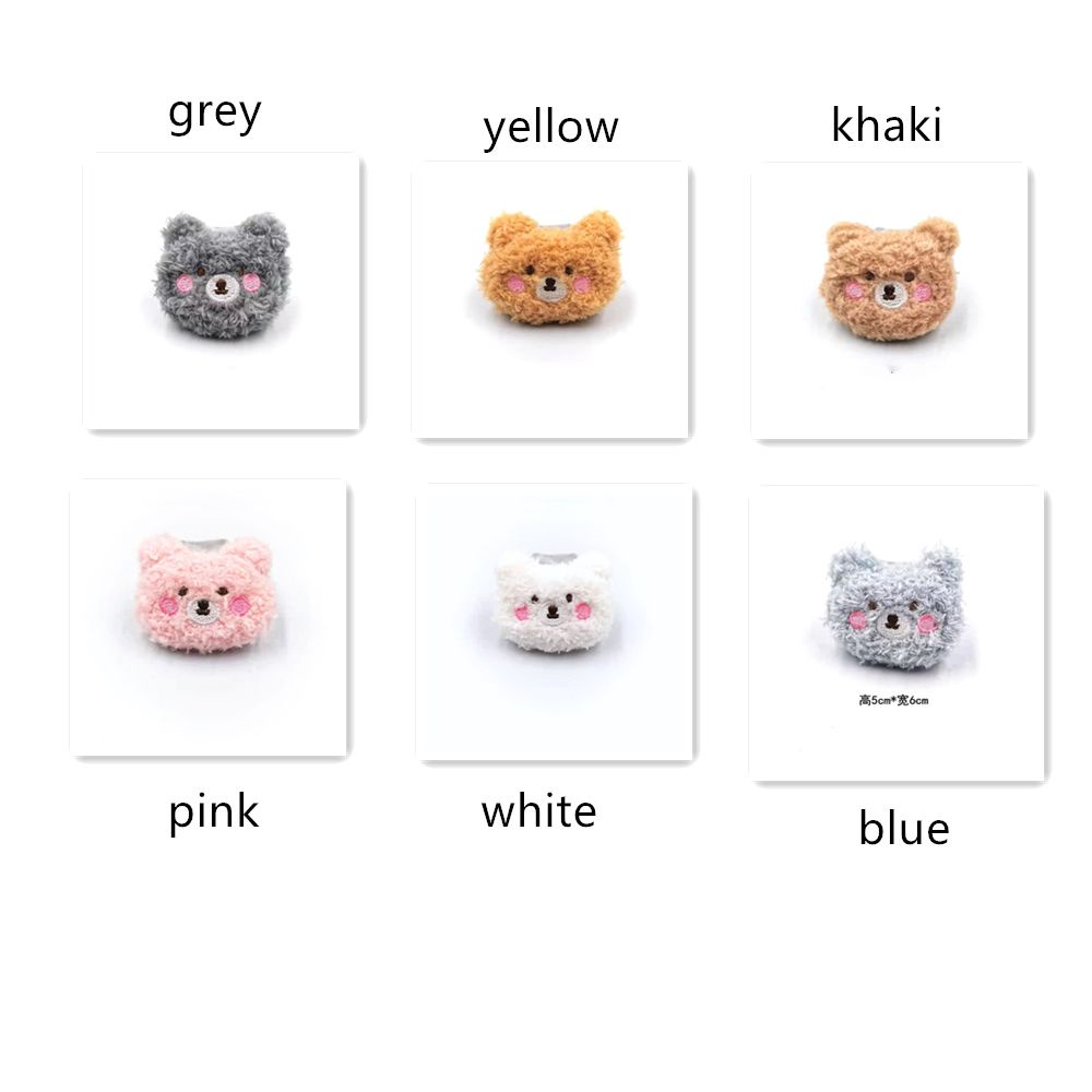 Ghim Cài Áo Hình Gấu Bông Mềm Nhiều Màu Dễ Thương Cho Nữ