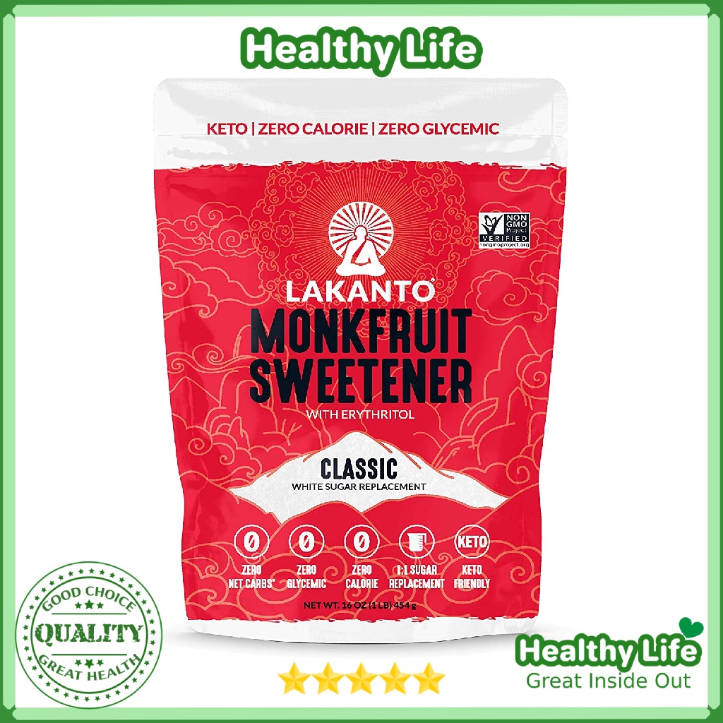 Đường La Hán Quả Lakanto Monk Fruit Sweetener