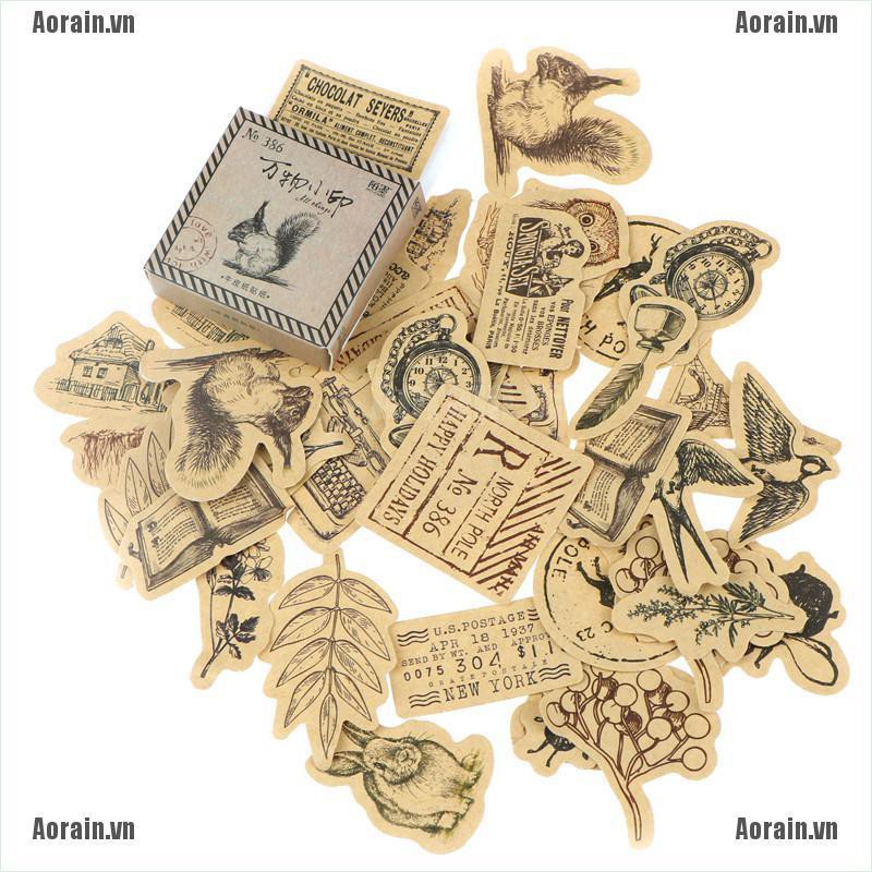 Set 46 Miếng Dán Vignette Độc Đáo Dùng Trang Trí