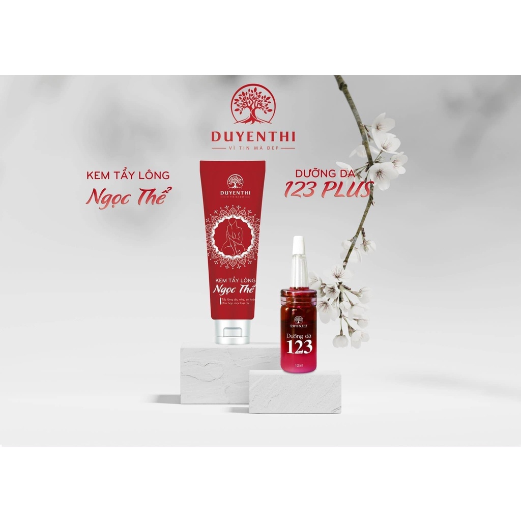 Kem Tẩy Lông Ngọc Thể Bách Y Sâm Dịu Nhẹ An Toàn Phù Hợp Mọi Loại Da