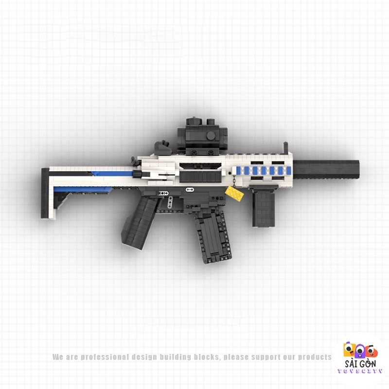 Đồ Chơi Lắp Ráp Kiểu LEGO Mô Hình PUBG SLR Black ICE Cực Hot Với 1300+ PCS - Bản Thiết Kế Tiêu Chuẩn Của Kevin183
