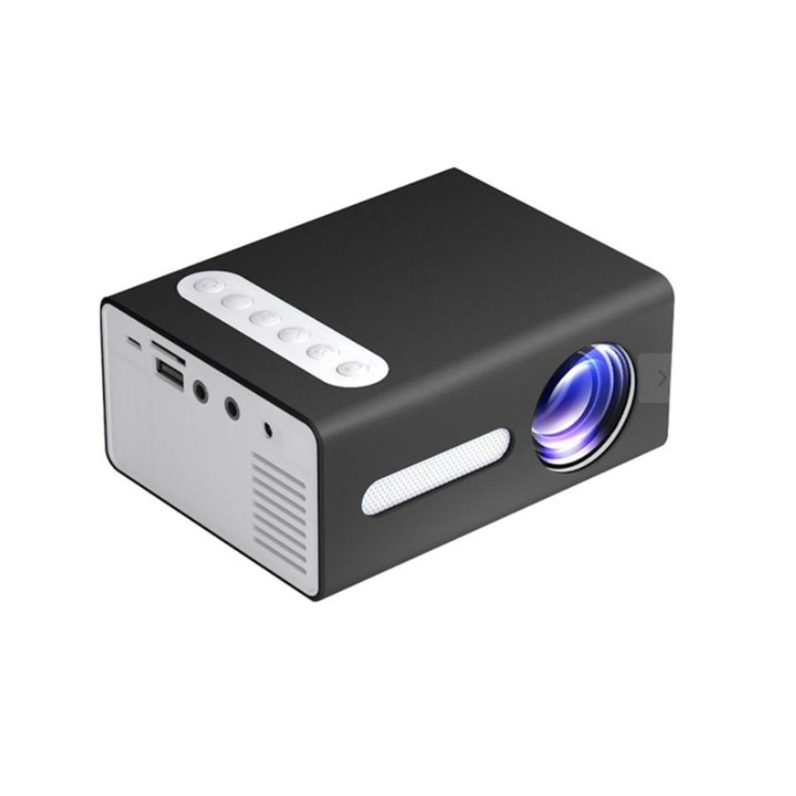 [ Chính hãng ]  T300 LED Máy Chiếu Mini 640X480 Pixels Tặng Thiết Bị Kết nối HDMI Không Dây 2.4G/5G Chromecast 4K