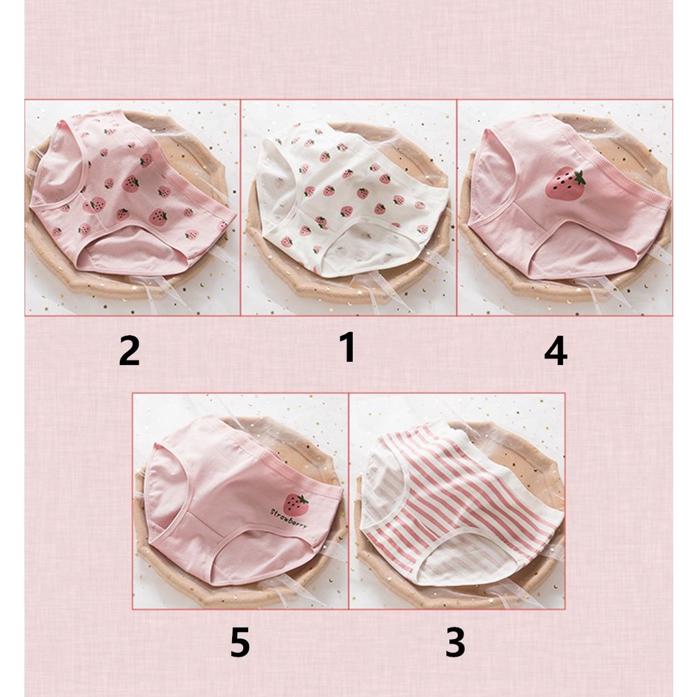 Quần lót cotton lưng vừa thoải mái thời trang cho nữ