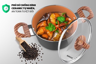 NỒI CERAMIC ĐÁY TỪ SUNHOUSE SHG2018MCA *