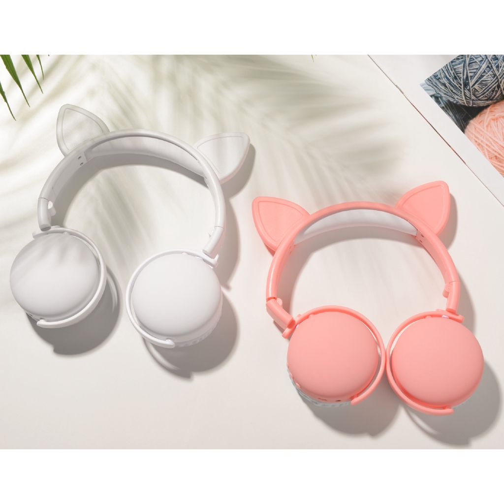 Tai nghe Bluetooth không dây hình mèo hoạt hình | BigBuy360 - bigbuy360.vn