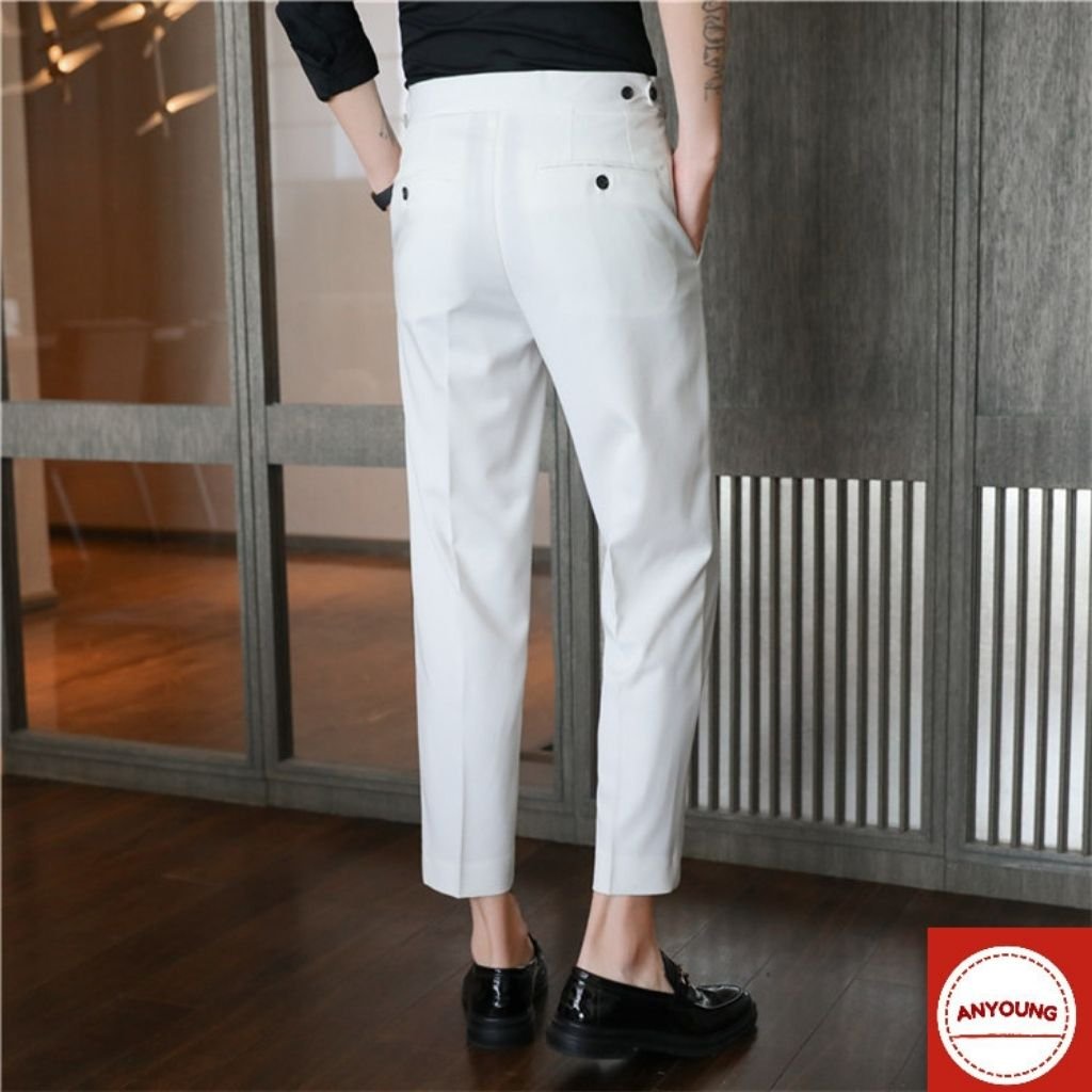 Quần Tây Nam SANMINHCHAU Quần Âu Bó Gấu Phong Cách Hàn Quốc Lịch Lãm Sang Trọng QD311