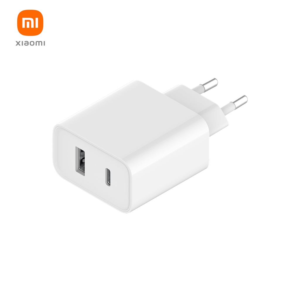 Adapter Cốc củ sạc Xiaomi Mi 33W Wall Charger (Type-A+Type-C) EU BHR4996GL - Bảo hành chính hãng