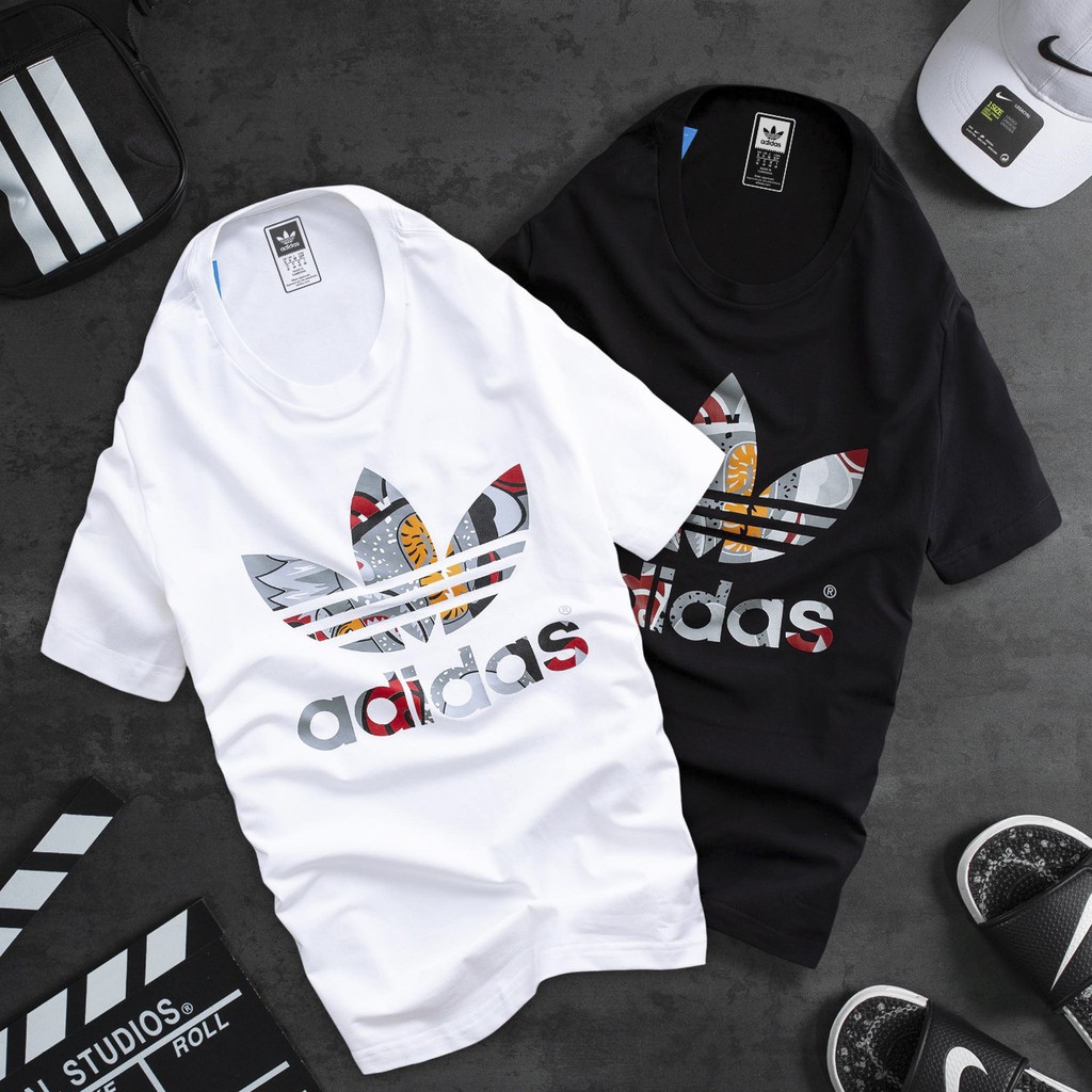 Áo Thun Adidas Nam Nữ Chính Hãng 100% Cotton Adidas Họa Tiết 07
