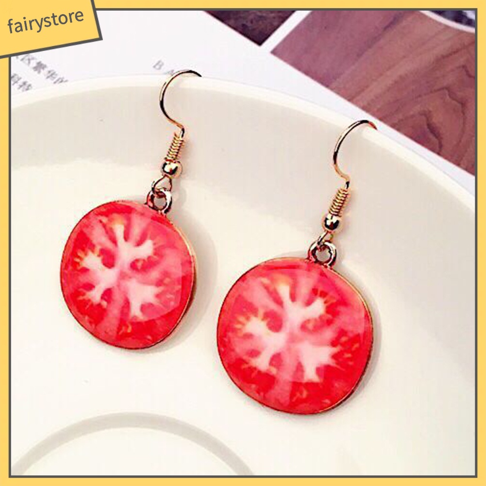 Bông Tai Hình Trái Cây Dễ Thương Cho Nữ