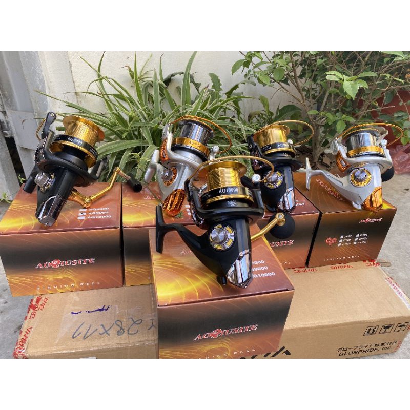 Máy câu cá cối nông AQ 8000-9000-10000, chuyên săn hàng, máy kim loại tải cá lên tới 20kg