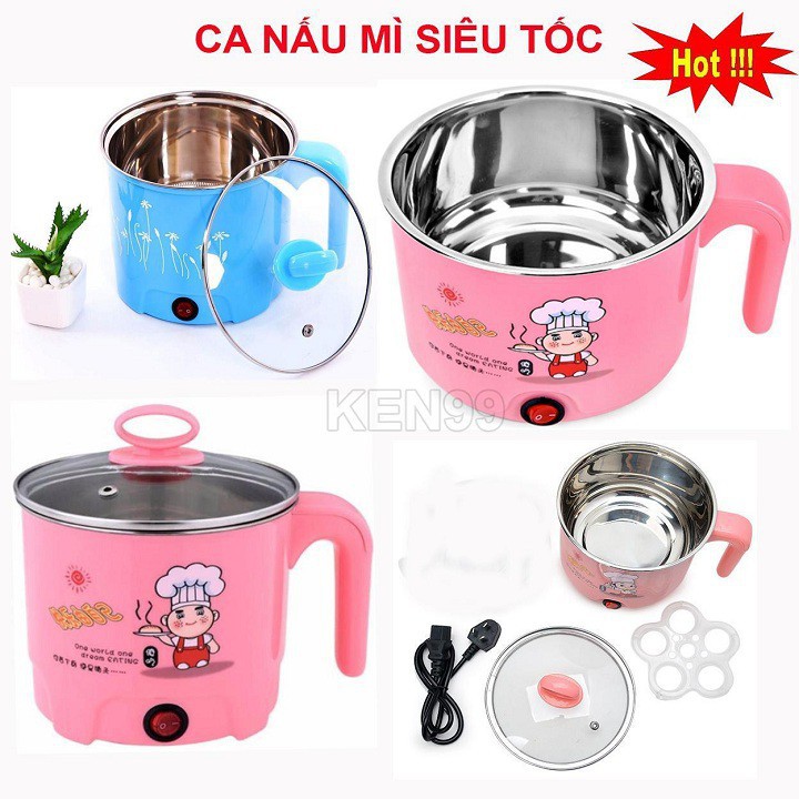 Ca Điện Nấu Mì Siêu Tốc Đa Năng 1,8L