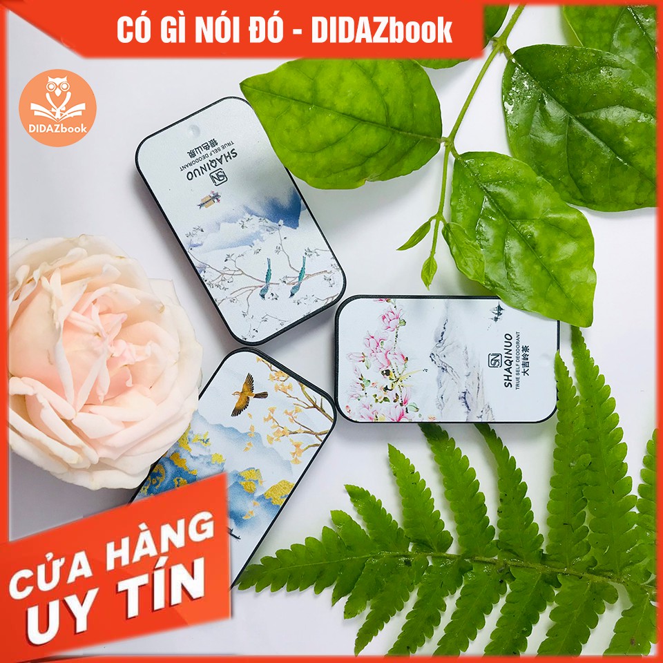Nước hoa khô nữ dạng sáp CHÍNH HÃNG SHAQINUO - SÉT 3 MÙI- Hoa Anh Đào thơm mát, lưu hương, nhẹ nhàng NH02